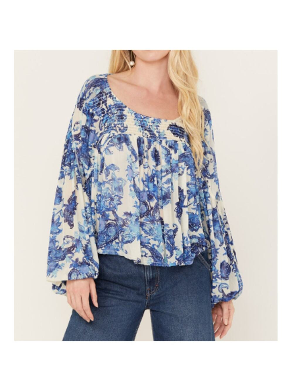 New ~ FREE PEOPLE ~ Up For Anything Western Shirt Size S ANTHROPOLOGIE